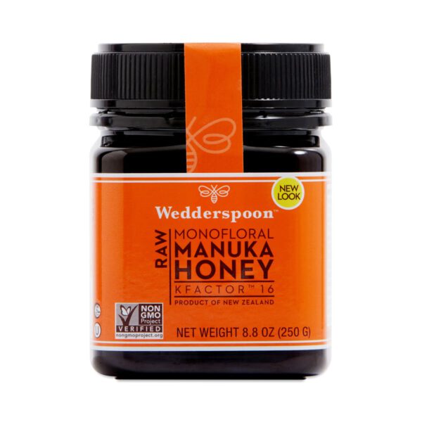 Wedderspoon Raw Manuka Honey KFactor 16 8.8 oz jar