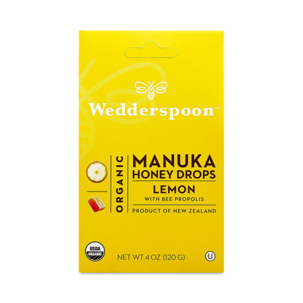 Wedderspoon Organic Manuka Honey Drops