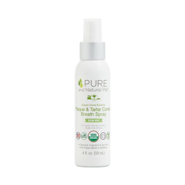 Pure and Natural Pet Plaque and Tarter Control Breath Spray