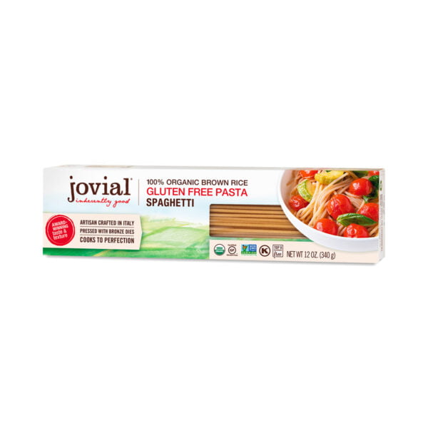 Jovial Organic Brown Rice Spaghetti 12 oz box