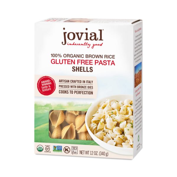 Jovial Organic Brown Rice Shells 12 oz box