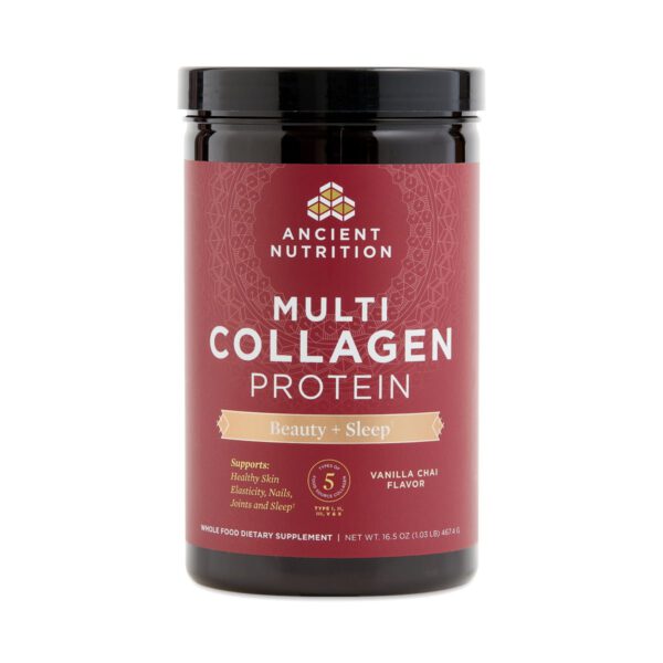 Ancient Nutrition Multi Collagen Protein Beauty & Sleep