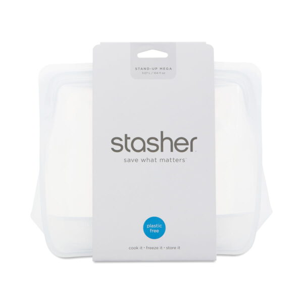 Stasher Reusable Stand-Up Bag Large