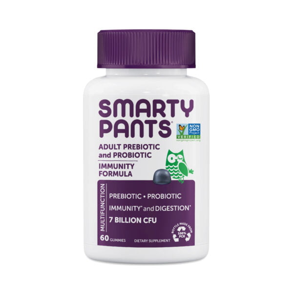 SmartyPants Adult Prebiotic and Probiotic Immunity Formula Gummies