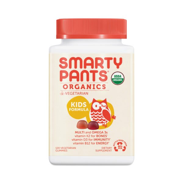 SmartyPants Kids Formula Organic Multivitamin Gummies 120 count