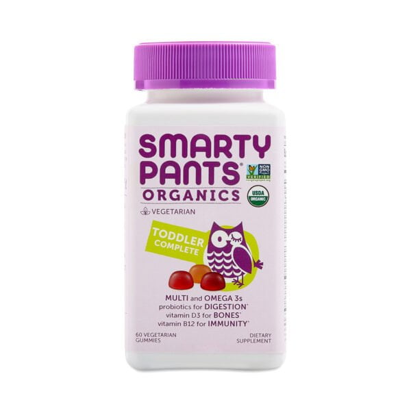 SmartyPants Toddler Formula Organic Multivitamin Gummies 60 count