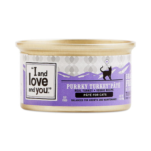 I and love and you Canned Cat Food - Purrky Turkey Pâté 3 oz can