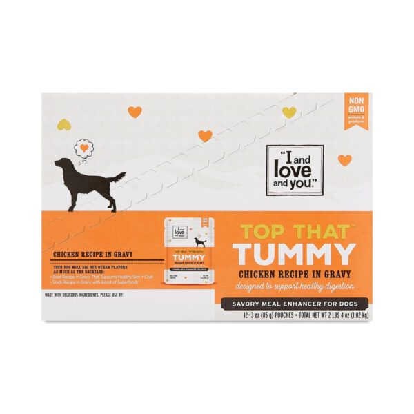 I and love and you Top That Tummy Dog Food Meal Enhancers 12 pouches (3 oz each)