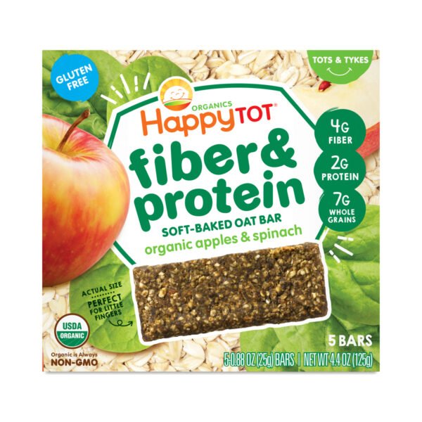 Happy Family Fiber & Protein Soft Oat Bars