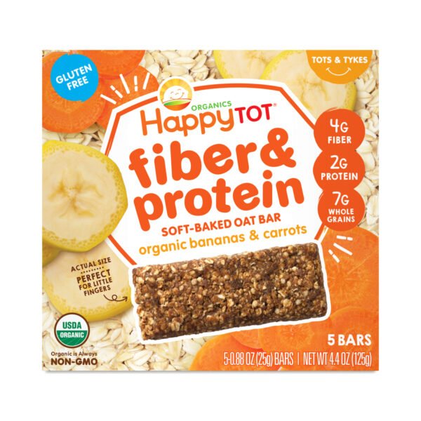 Happy Family Fiber & Protein Soft Oat Bars