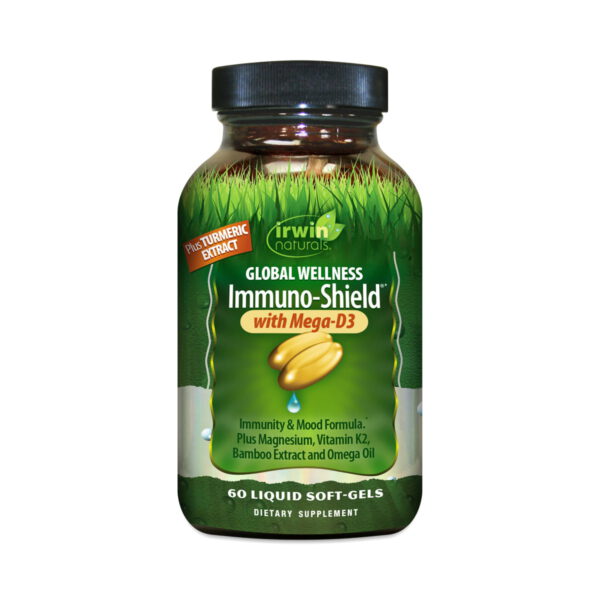 Irwin Naturals Immuno-Shield with Mega-D3 60 softgels