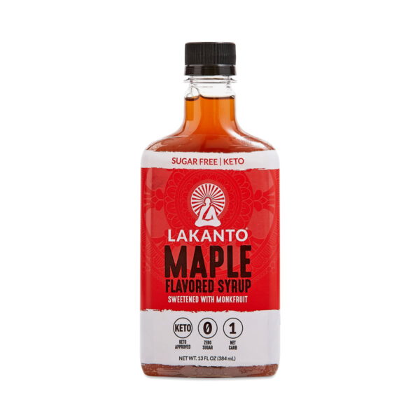 Lakanto Maple Flavored Sugar-Free Monkfruit Syrup 13 fl oz bottle