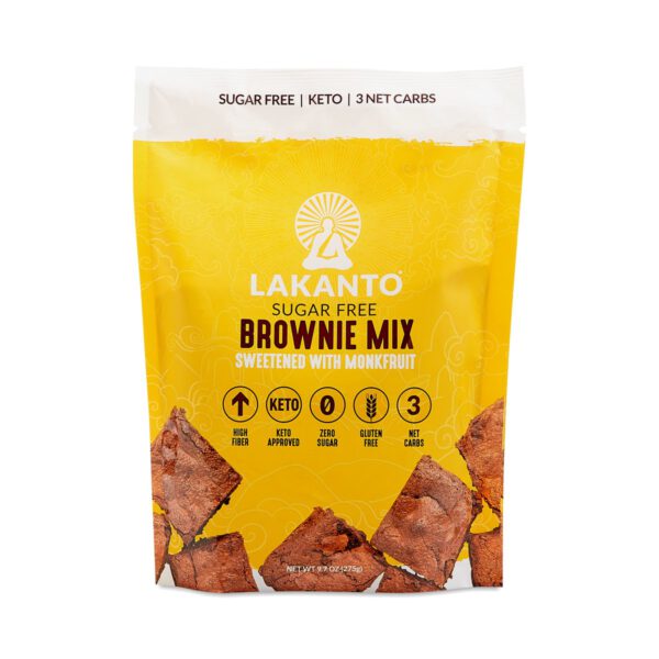 Lakanto Sugar-free Brownie Mix 9.7 oz pouch