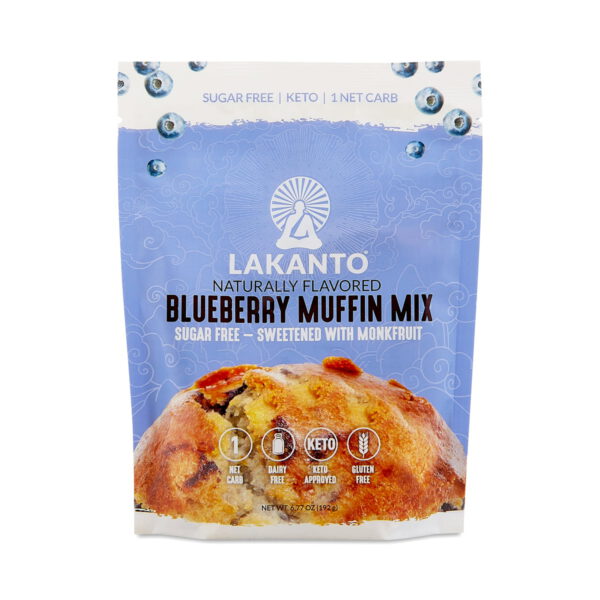 Lakanto Sugar-free Blueberry Muffin Mix 6.77 oz pouch