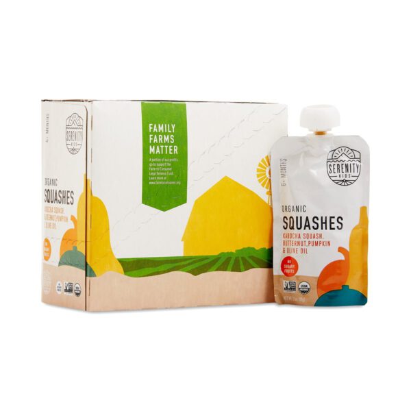 Serenity Kids Organic Squashes with Kabocha Squash