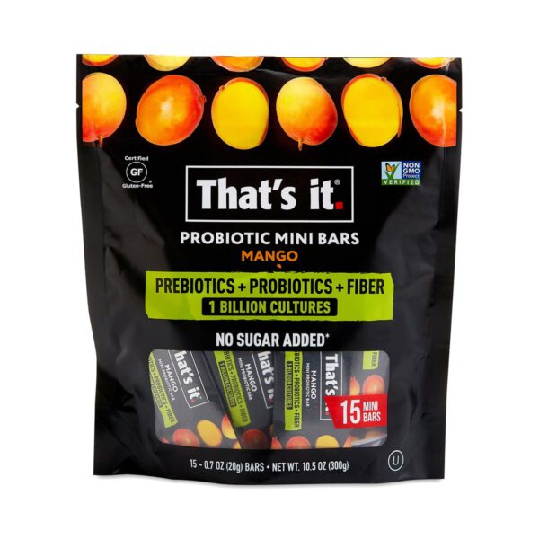 That's It Probiotic Mini Fruit Bars