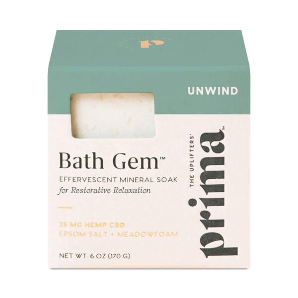 Prima Soak It In CBD Epsom Salt Bath Gem