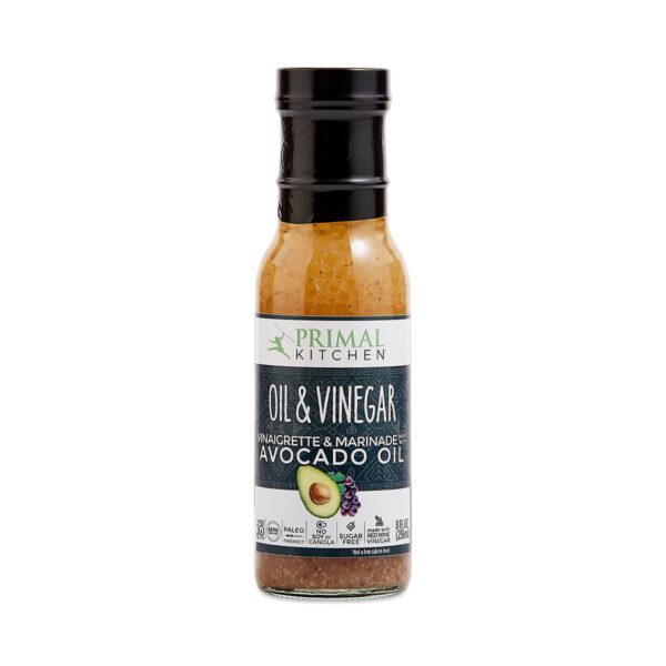 Primal Kitchen Oil & Vinegar Vinaigrette & Marinade with Avocado Oil 8 fl oz bottle