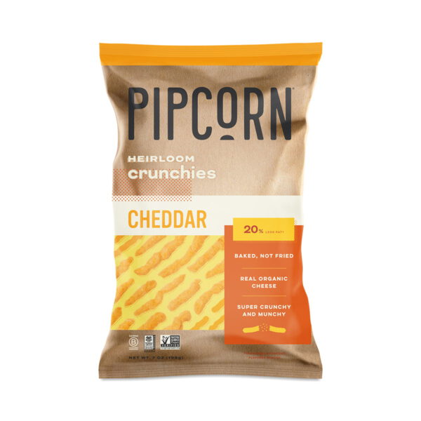 Pipcorn Cheddar Crunchies 7 oz box