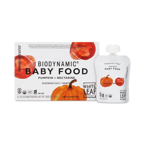 White Leaf Provisions Biodynamic Baby Food