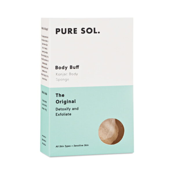 PURE SOL. Konjac Body Sponge