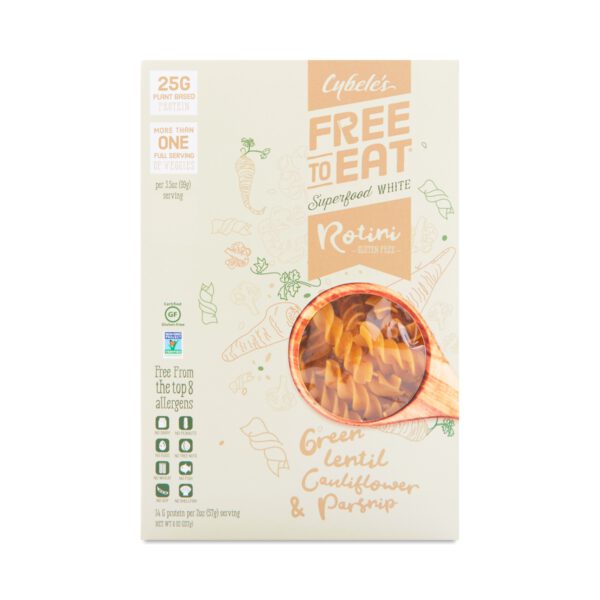 Cybele's Free to Eat Superfood White Rotini Pasta 8 oz box