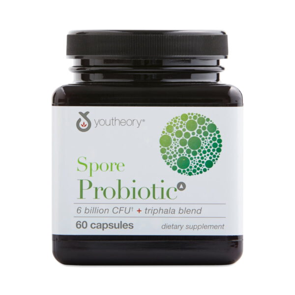 Youtheory Spore Probiotic Capsules 60 vegetarian capsules