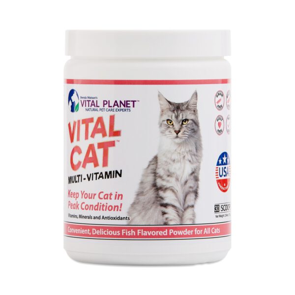 Vital Planet Vital Cat Daily Multivitamin Powder 75g jar