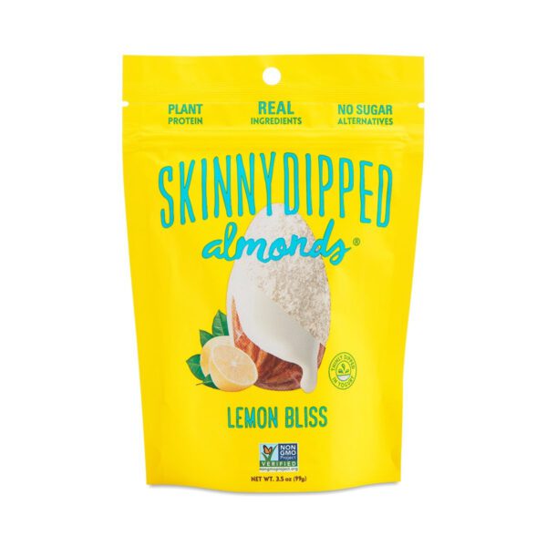 Skinny Dipped Lemon Bliss Almonds 3.5 oz bag