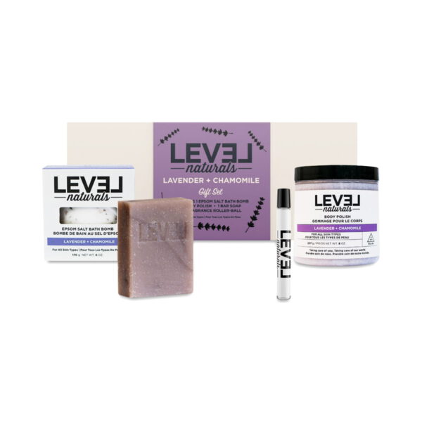 Level Naturals Lavender & Chamomile Gift Set 4 count