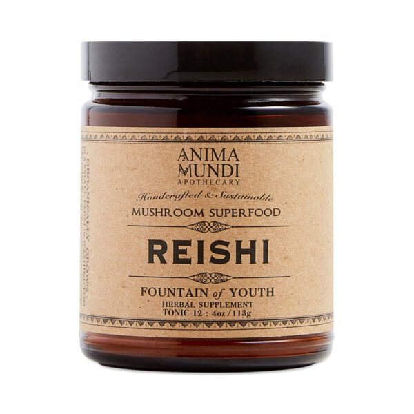 Anima Mundi Reishi Mushroom Powder 4 oz jar