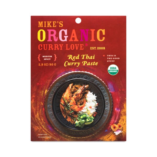 Mike's Organic Curry Love Red Thai Curry Paste 2.8 oz pouch