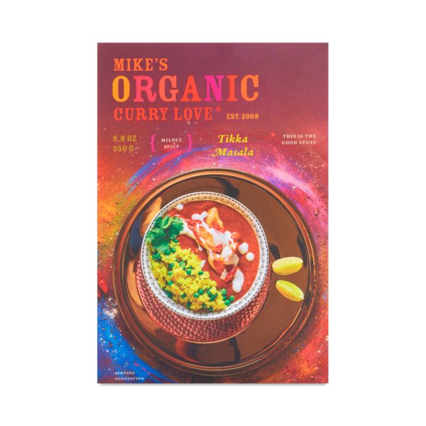 Mike's Organic Curry Love Tikka Masala Sauce 8.8 oz pouch