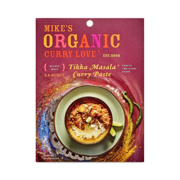 Mike's Organic Curry Love Organic Tikka Masala Curry Paste 2.8 oz pouch