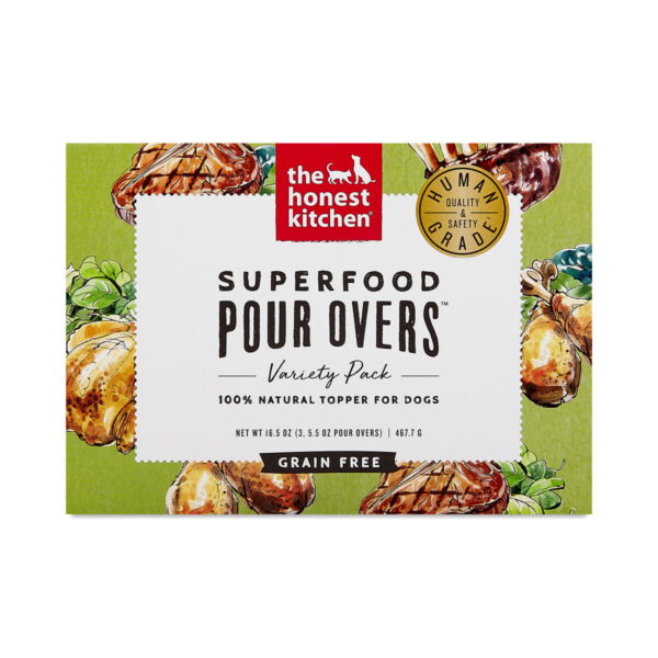 The Honest Kitchen Superfood POUR OVERS™ Variety 3-Pack 3 count (5.5 oz each)