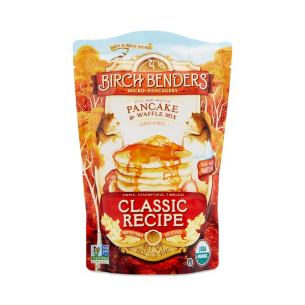 Birch Benders Organic Classic Pancake & Waffle Mix 16 oz pouch