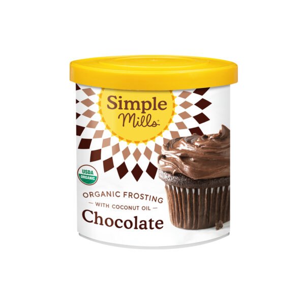 Simple Mills Organic Chocolate Frosting 10 oz jar