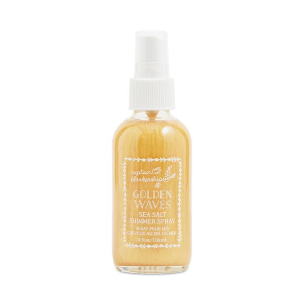 Captain Blankenship Golden Waves Sea Salt Shimmer Spray 4 fl oz bottle