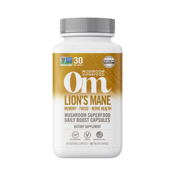 OM Lion's Mane Mushroom Superfood 90 capsules