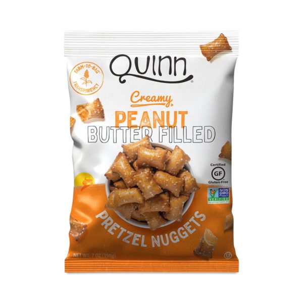 Quinn Snacks Peanut Butter Filled Nuggets 7 oz bag