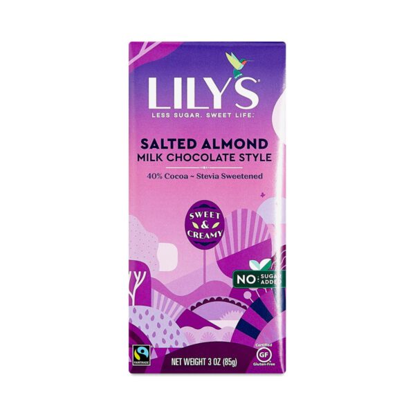 Lily's Sweets Stevia Sweetened Milk Chocolate Bar