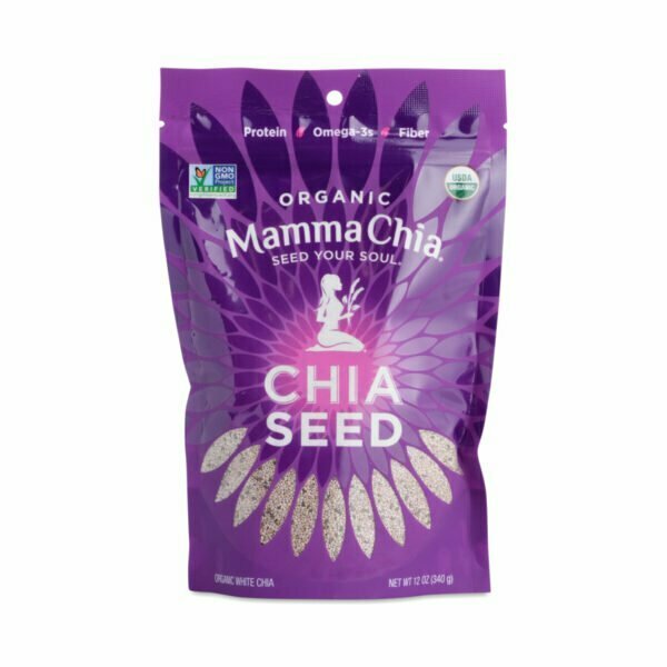 Mamma Chia Organic White Chia Seeds 12 oz pouch