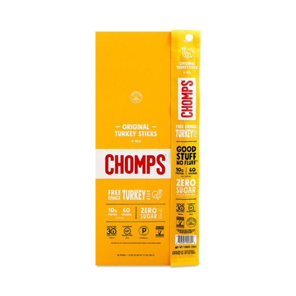 CHOMPS Free Range Turkey Sticks