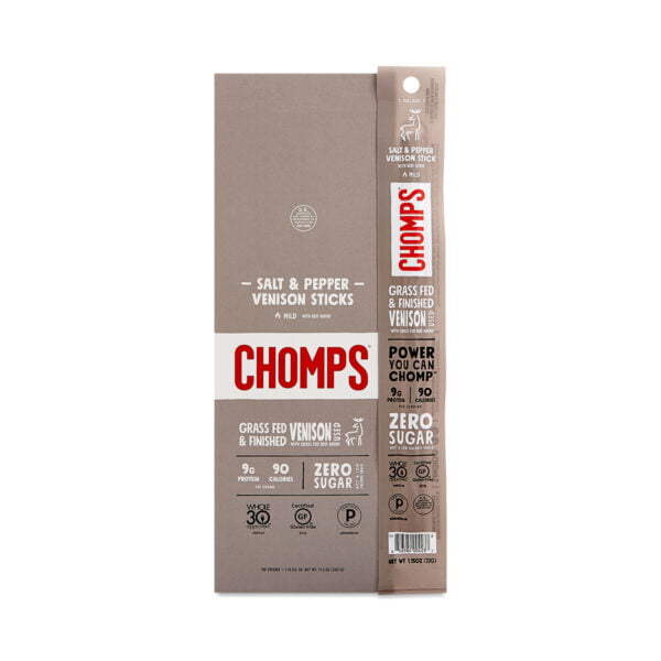 CHOMPS Grass-Fed Venison Sticks