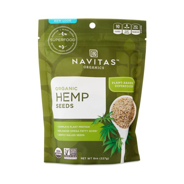 Navitas Organics Organic Hemp Seeds 8 oz bag