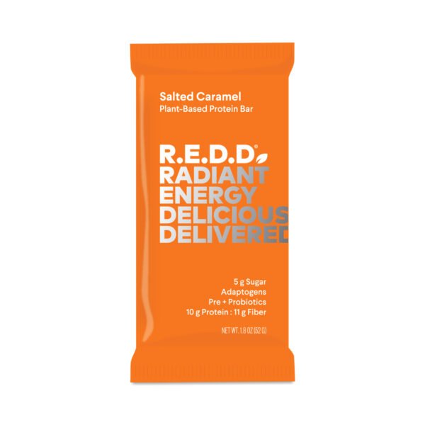 R.E.D.D. Plant Based Protein Bar Salted Caramel 6 bars (1.8 oz each)