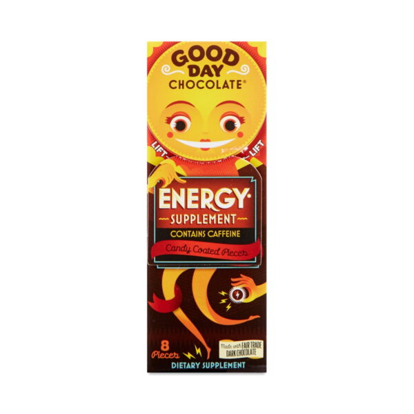 Good Day Chocolate Dark Chocolate Energy Supplement 0.99 oz box