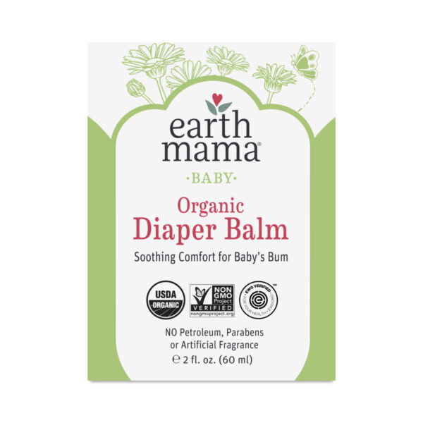 Earth Mama Organic Diaper Balm 2 fl oz jar