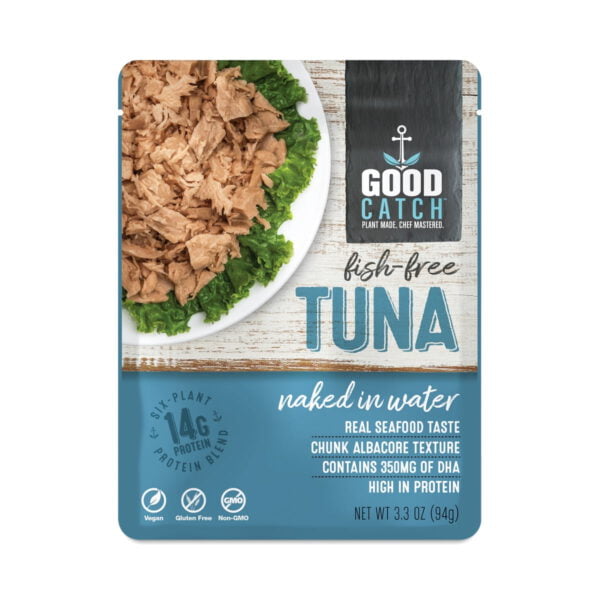 Good Catch Fish-Free Tuna Naked In Water 3.3 oz pouch