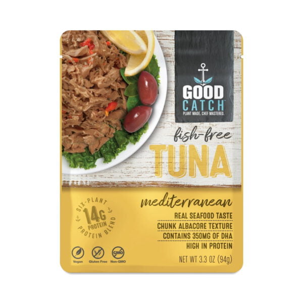 Good Catch Fish-Free Tuna Mediterranean  3.3 oz pouch